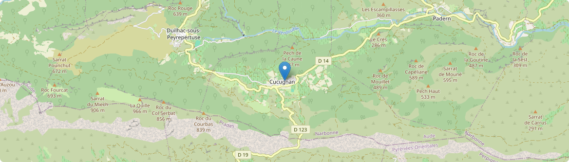 Cucugnan - Carte