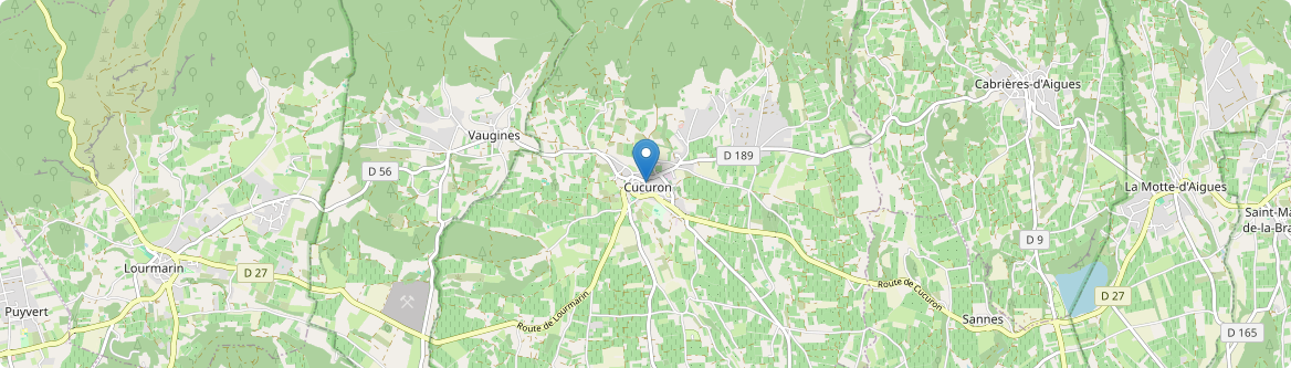 Cucuron - Carte