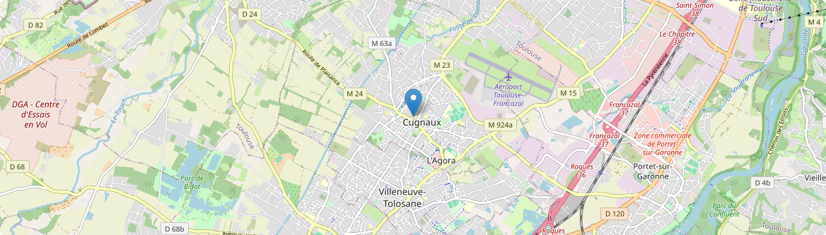 Cugnaux - Carte