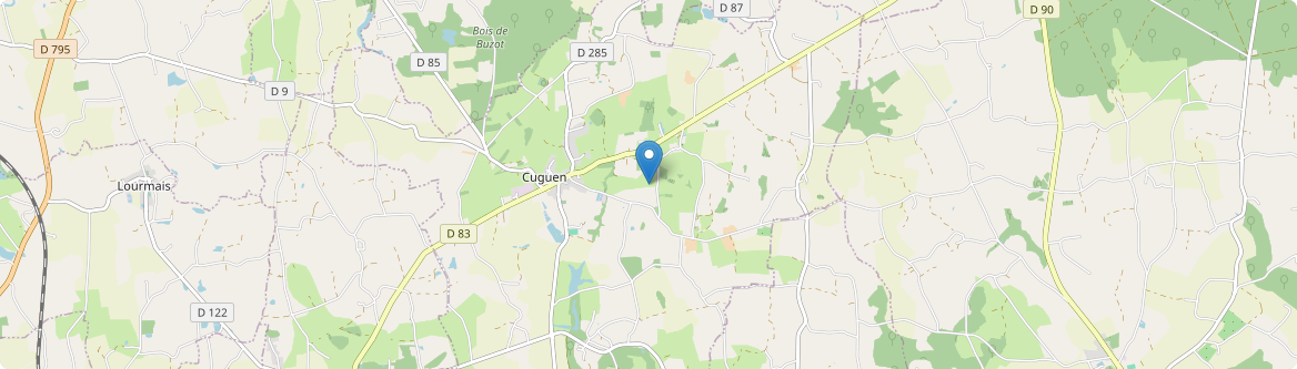 Cuguen - Carte