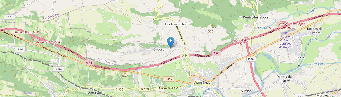 Cuguron - Carte