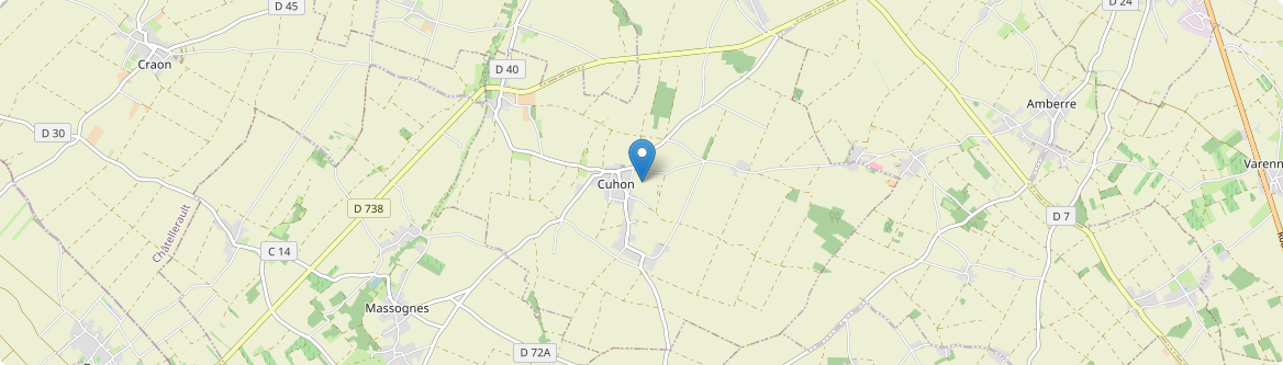 Cuhon - Carte