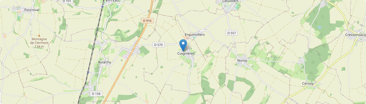 Cuignières - Carte