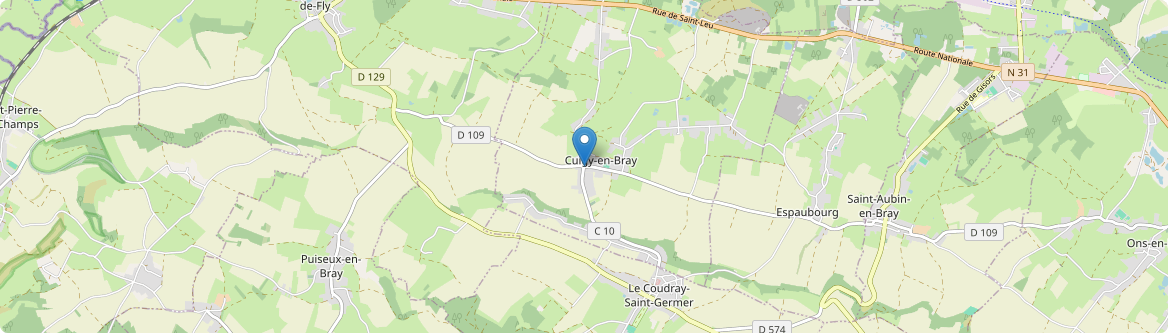 Cuigy-en-Bray - Carte