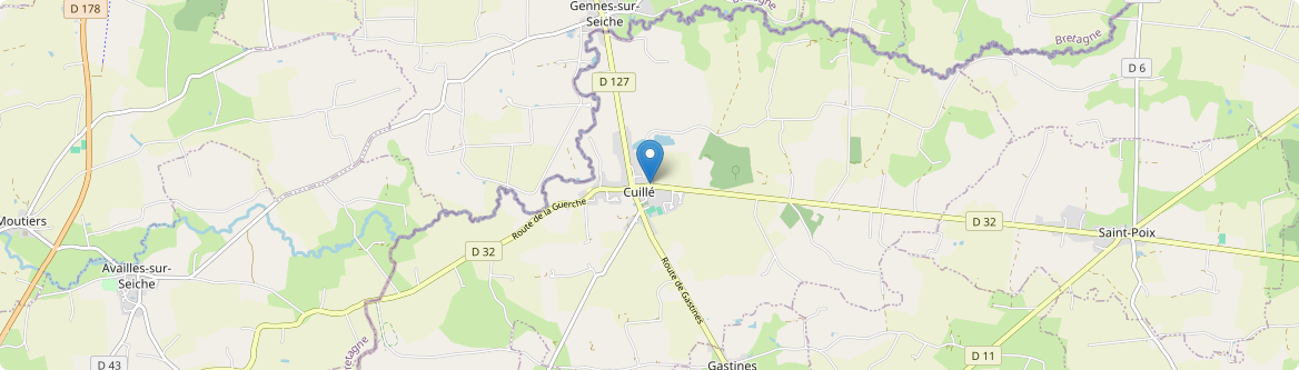 Cuillé - Carte