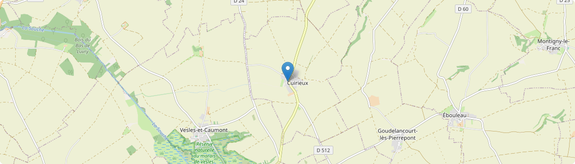 Cuirieux - Carte