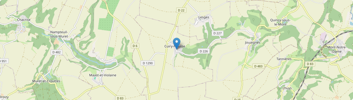 Cuiry-Housse - Carte