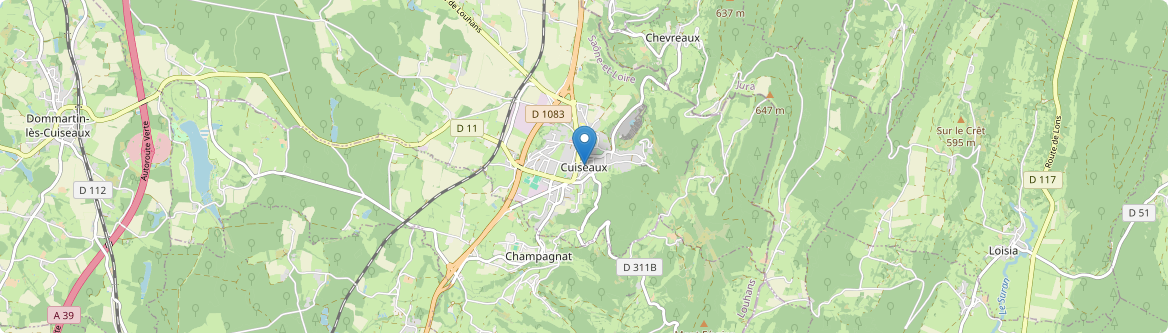 Cuiseaux - Carte