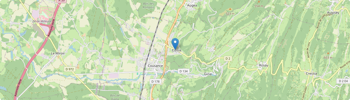 Cuisia - Carte