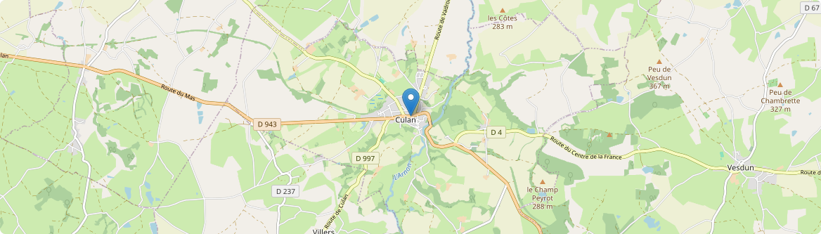 Culan - Carte