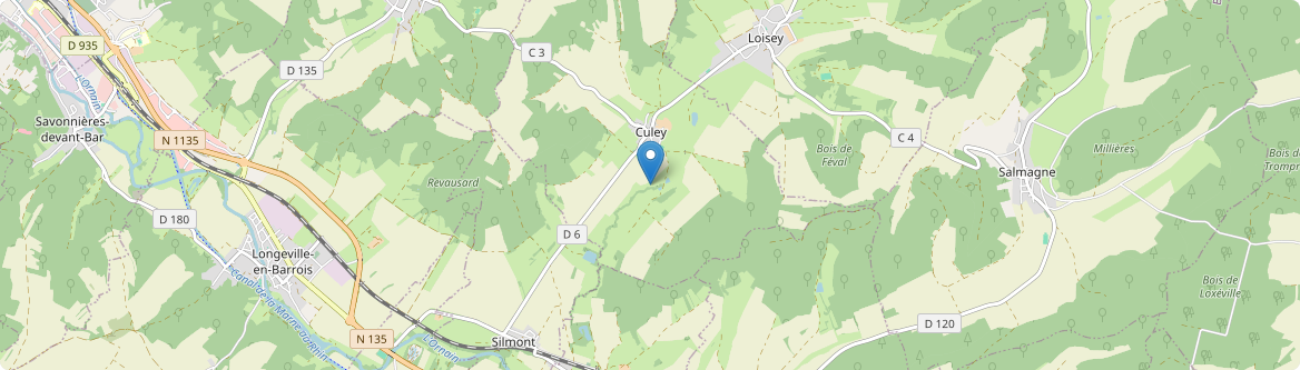 Culey - Carte