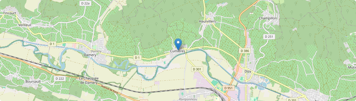 Cumières - Carte