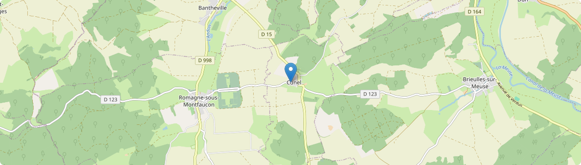 Cunel - Carte