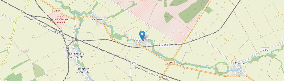 Cuperly - Carte