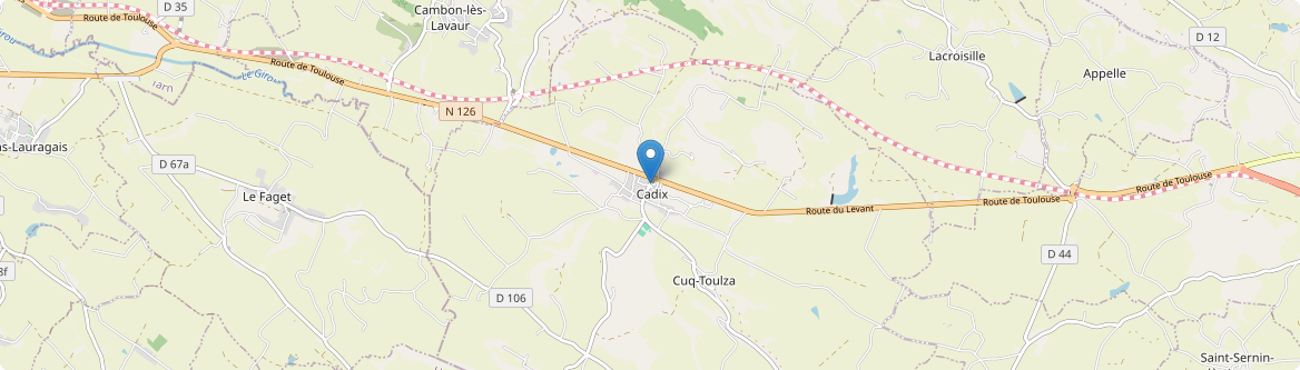 Cuq-Toulza - Carte