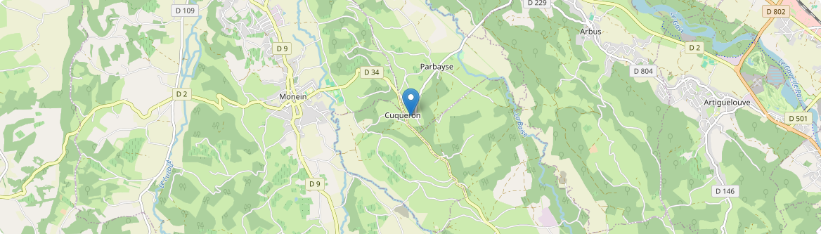 Cuqueron - Carte