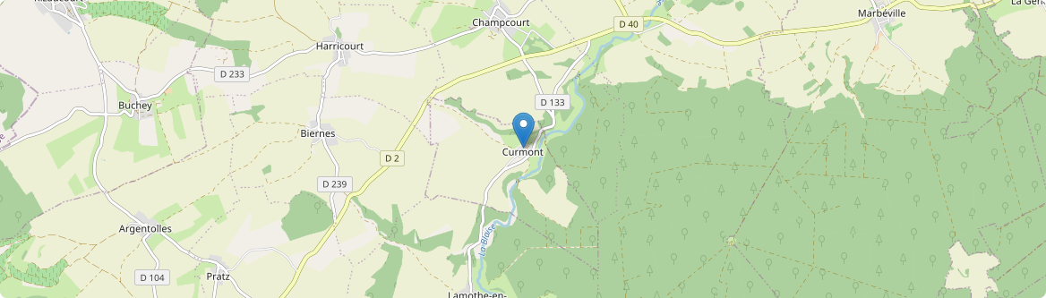 Curmont - Carte