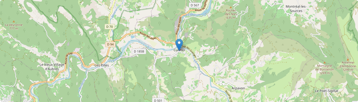 Curnier - Carte