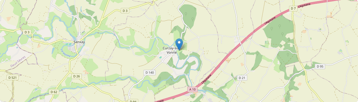 Curzay-sur-Vonne - Carte