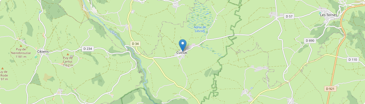 Cussac - Carte