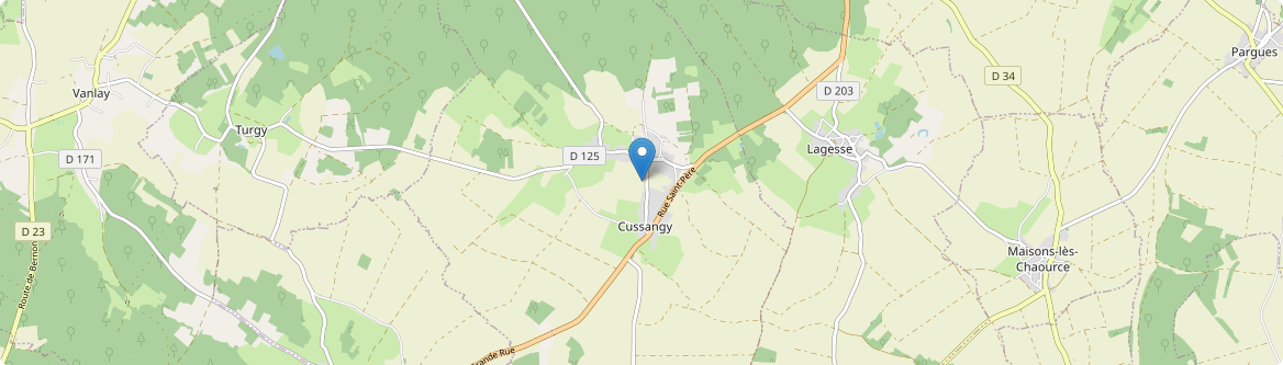 Cussangy - Carte