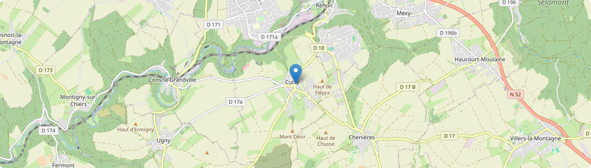 Cutry - Carte