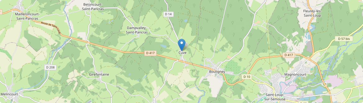 Cuve - Carte