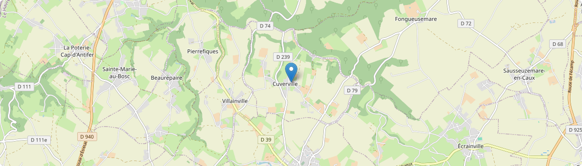 Cuverville - Carte