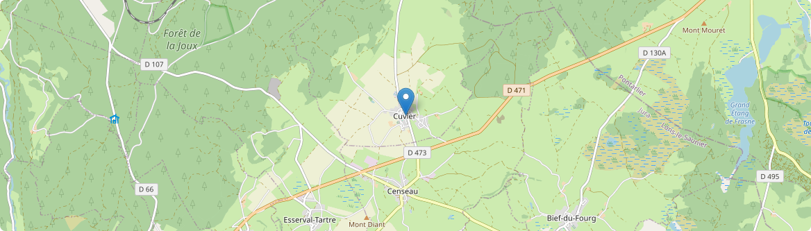 Cuvier - Carte