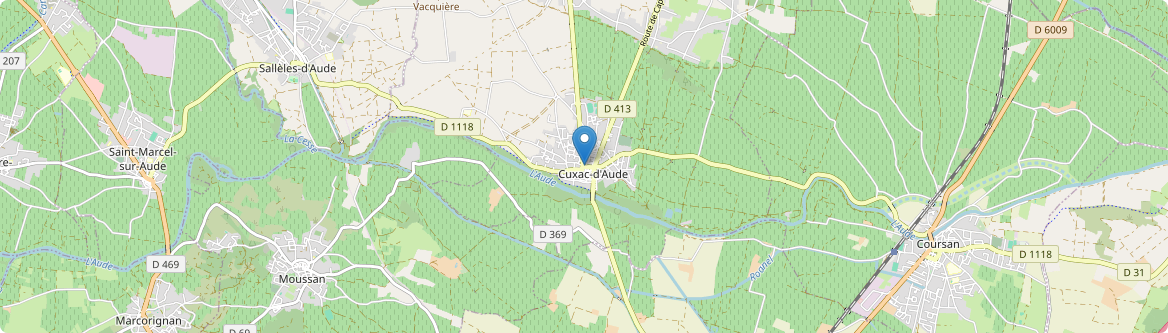 Cuxac-d'Aude - Carte