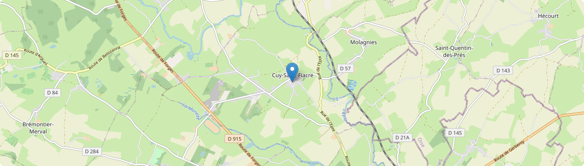 Cuy-Saint-Fiacre - Carte