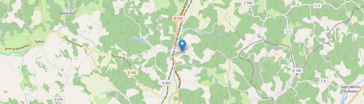 Cuzorn - Carte