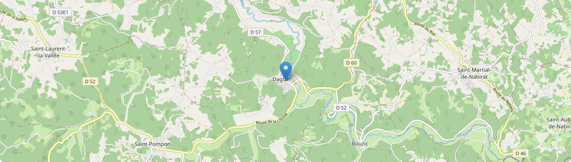 Daglan - Carte