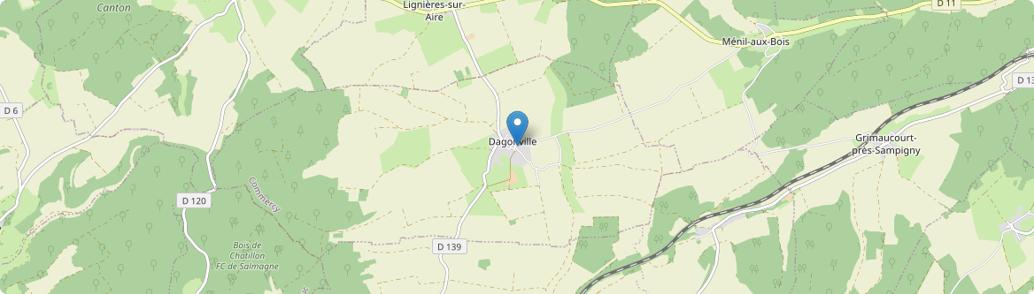 Dagonville - Carte