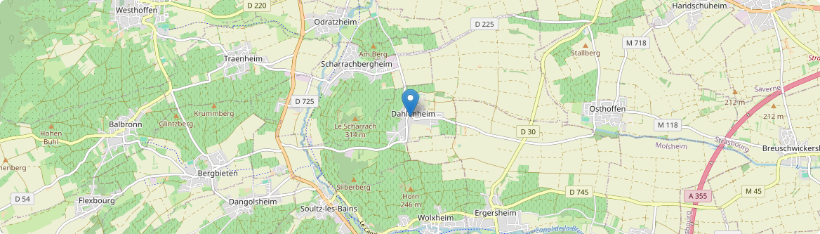 Dahlenheim - Carte