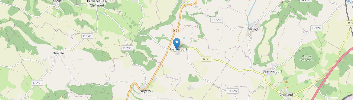 Daillecourt - Carte
