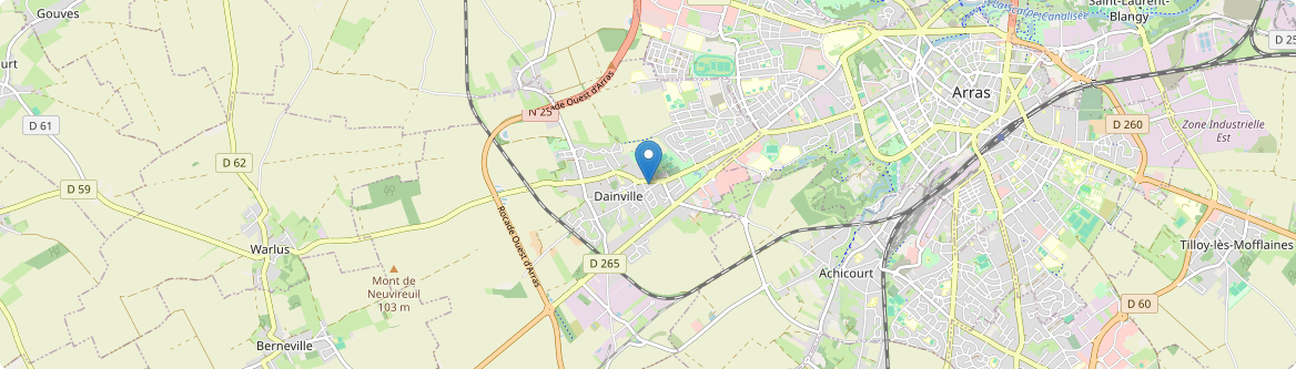 Dainville - Carte