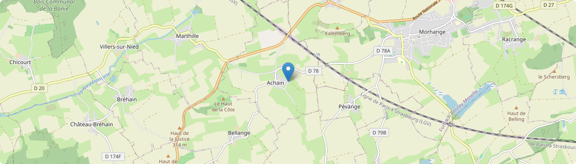 Dalhain - Carte