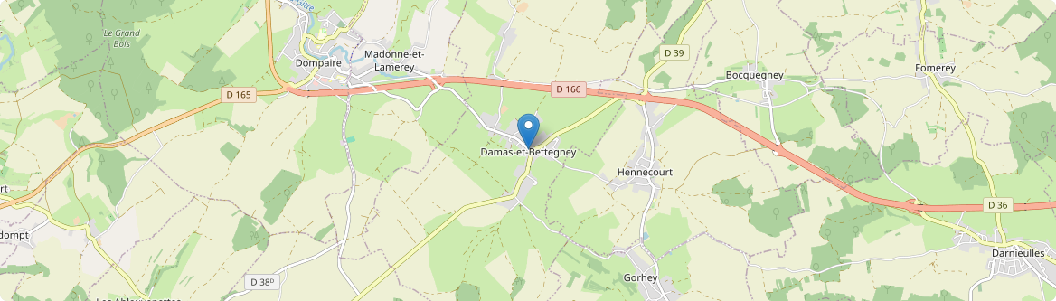 Damas-et-Bettegney - Carte