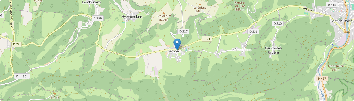 Dambelin - Carte