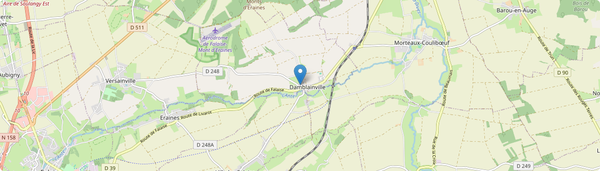 Damblainville - Carte