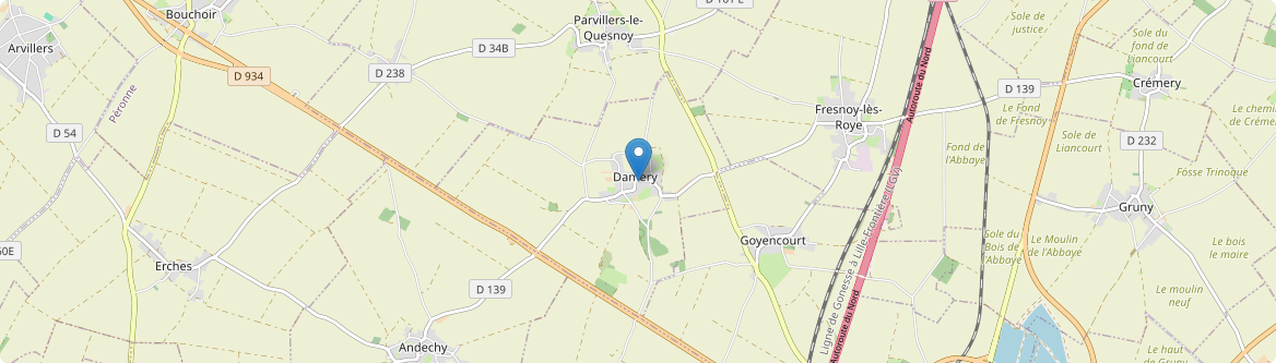 Damery - Carte