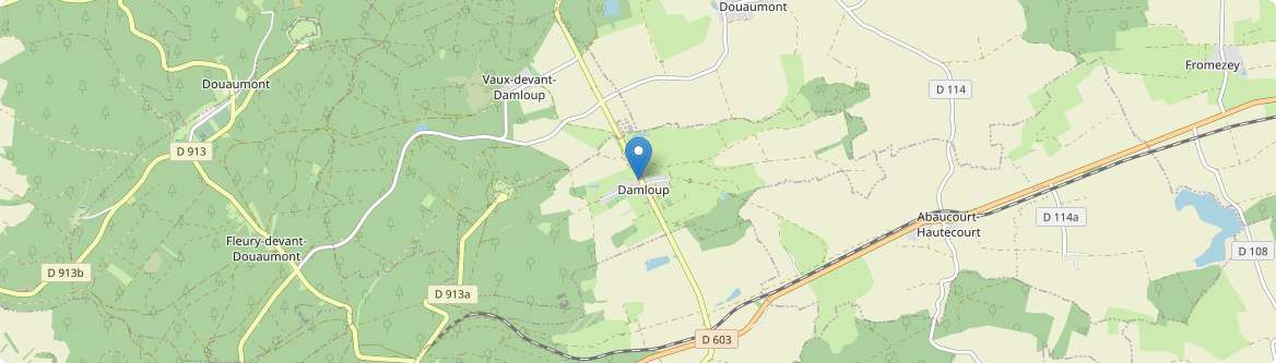 Damloup - Carte