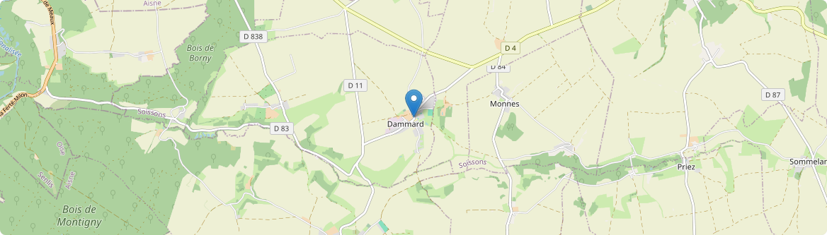 Dammard - Carte