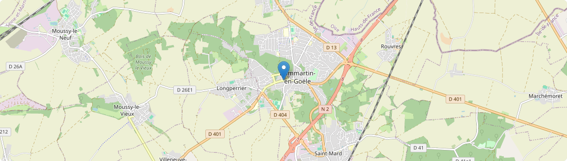 Dammartin-en-Goële - Carte