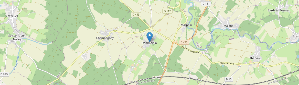 Dammartin-Marpain - Carte