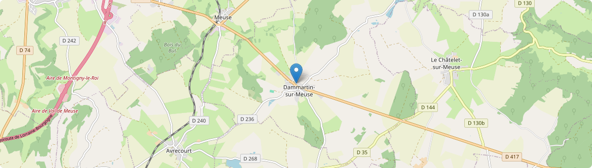 Dammartin-sur-Meuse - Carte
