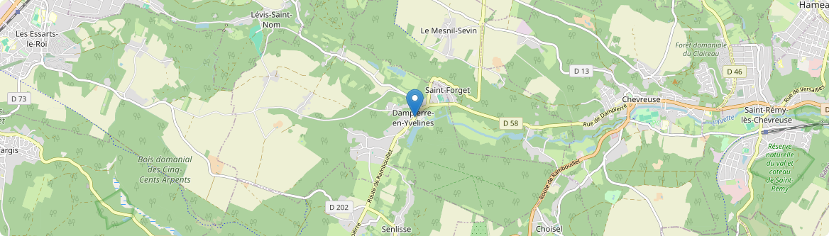 Dampierre-en-Yvelines - Carte