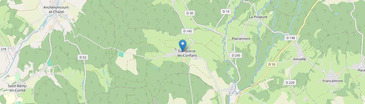Dampierre-lès-Conflans - Carte