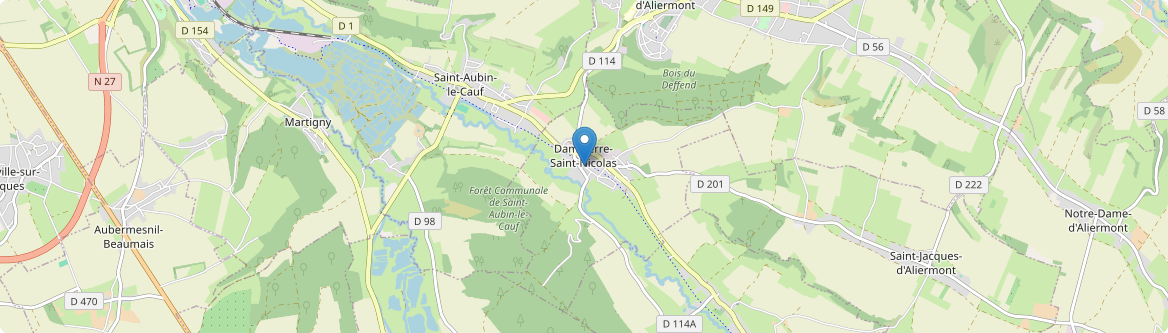 Dampierre-Saint-Nicolas - Carte
